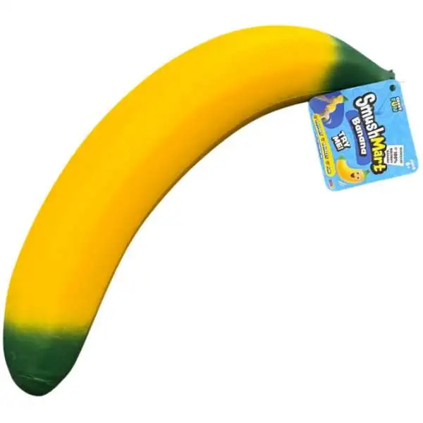 Smush Mart Squishy Banana 15-Inch Squeeze Toy