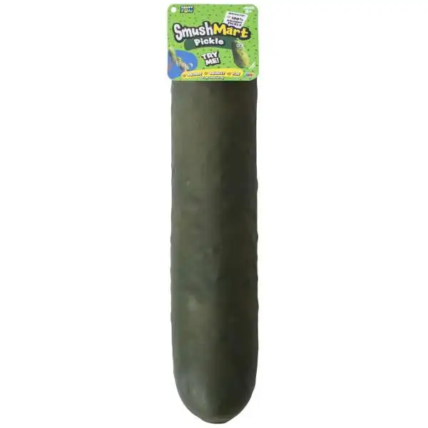 Smush Mart Squishy Pickle 15-Inch Squeeze Toy