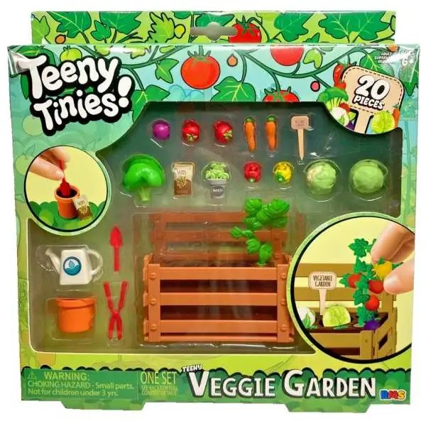 Teeny Tinies! Teeny Veggie Garden Playset [20 Pieces]