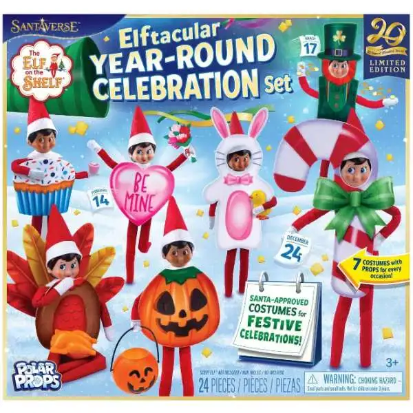 The Elf on the Shelf Santaverse Polar Props Elftacular Year-Round Celebration Set