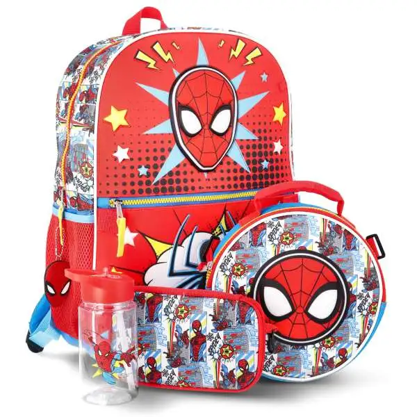 Marvel Spider-Man 17-Inch Backpack & Lunch Kit