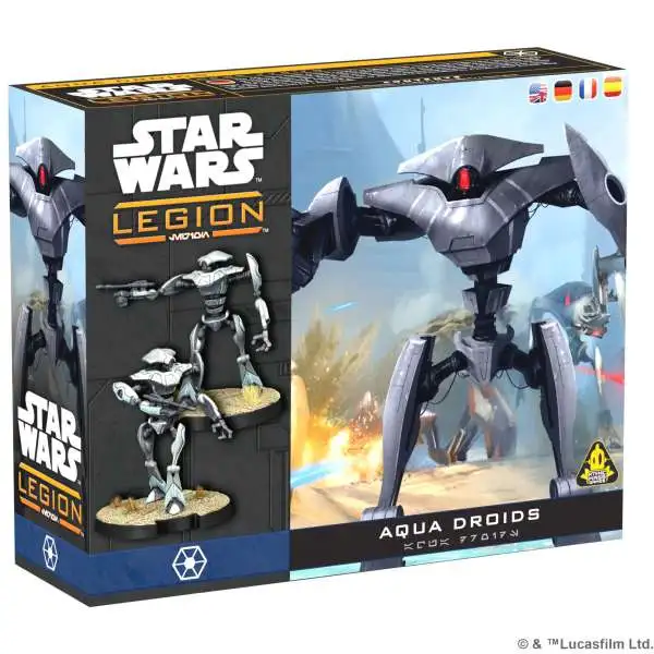 Star Wars Legion Aqua Droid Miniature Boxed Set