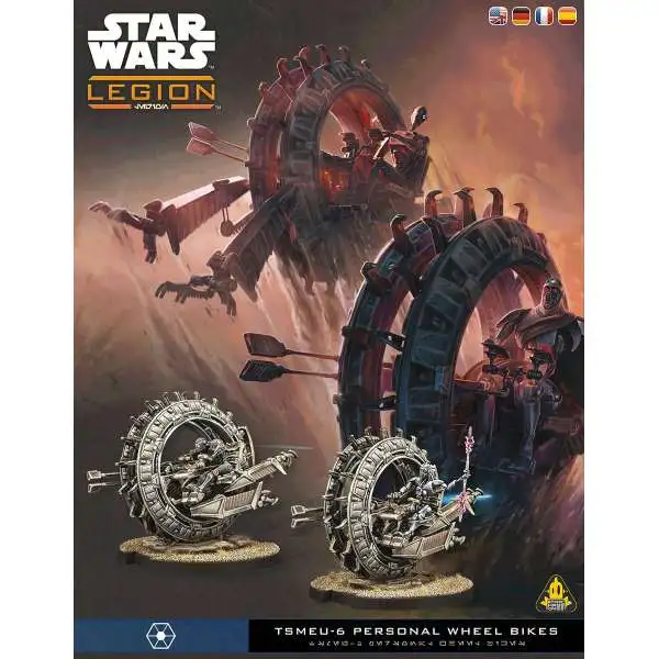 Star Wars Legion TSMEU-6 Personal Wheel Bikes Miniature
