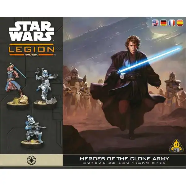 Star Wars Legion Heroes Of The Clone Army Miniature