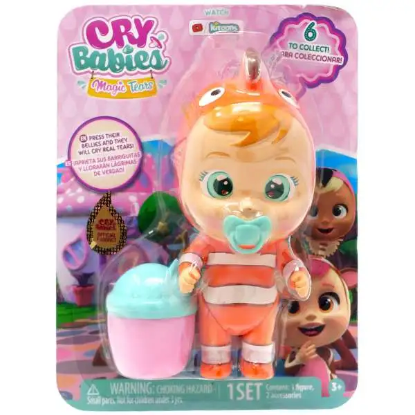 Cry Babies Magic Tears Mini Doll [Fish]