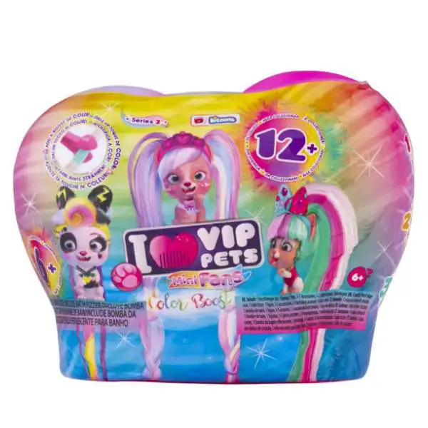 VIP Pets - Spring Vibes Series - Includes 1 VIP Pets Doll, 9 Surprises, 6  Accessories for Hair Styling | Girls & Kids Age 3+