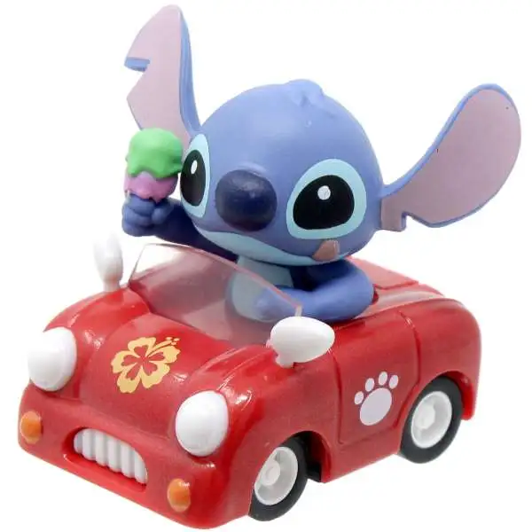 Disney Lilo & Stitch Stitch in Red Convertible 2-Inch Pullback Car #3