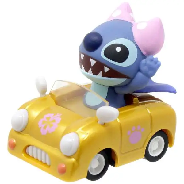 Disney Lilo & Stitch Stitch in Gold Convertible 2-Inch Pullback Car #6