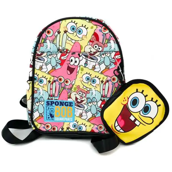Nickelodeon Spongebob Squarepants Mini Backpack with Pouch