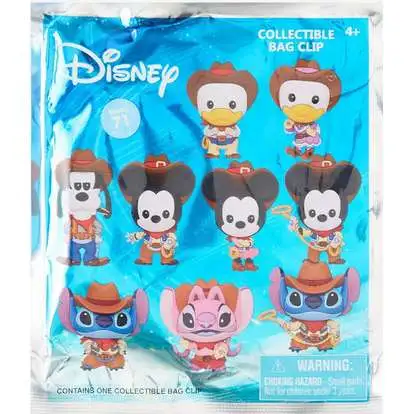 3D Figural Keyring Disney Series 71 Classic Westerns Mystery Box [24 Packs]