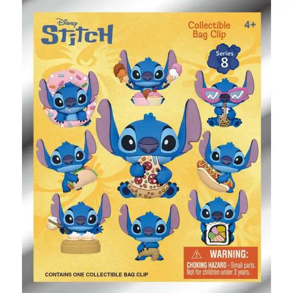 Disney 3D Figural Keyring Lilo & Stitch Series 8 2-Inch Mystery Pack [1 RANDOM Figure]