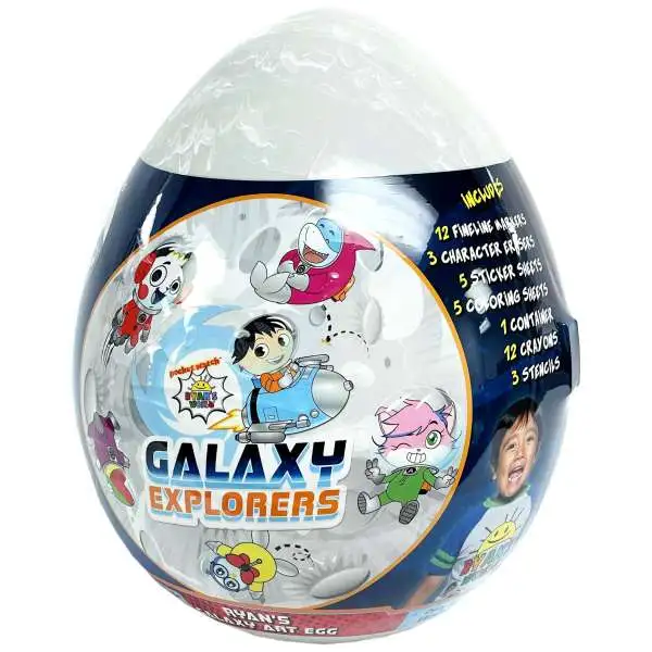 Ryan's World Galaxy Exporers Series 3 Ryan's Galaxy Art Egg Mystery Surprise