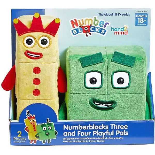 Number Blocks Numberblocks Three & Four Playful Pals
