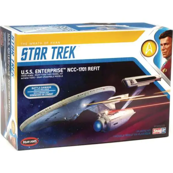 Star Trek: The Wrath of Khan U.S.S. Enterprise NCC-1701 Refit Model Kit [The Wrath of Khan] (Pre-Order ships June)