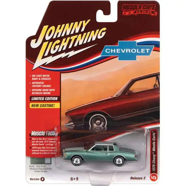 Johnny Lightning Muscle Cars USA 1979 Chevy Monte Carlo Diecast Car #5 [Version B]