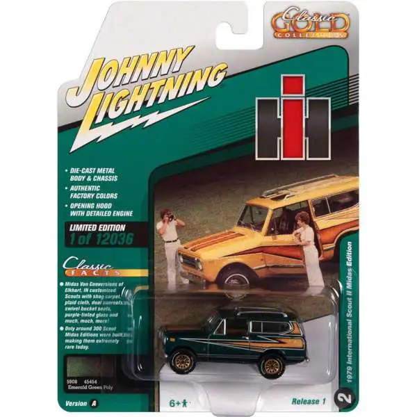 Johnny Lightning Classic Gold Collection 1979 International Scout II Midas Edition Diecast Car #2 [Version A]