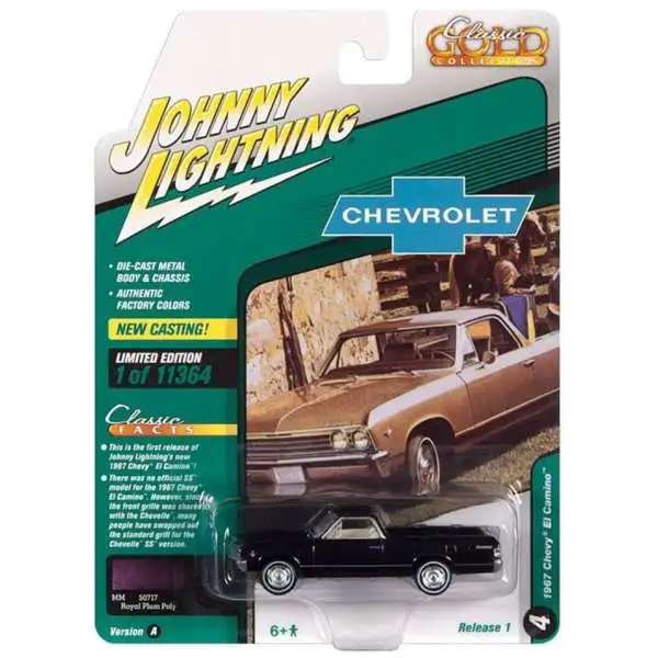 Johnny Lightning Classic Gold Collection 1967 Chevy El Camino Diecast Car #4 [Version A]