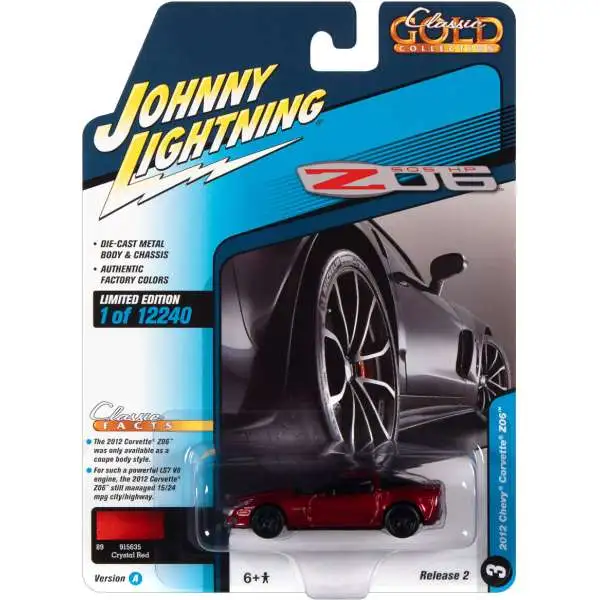 Johnny Lightning Classic Gold Collection 2012 Chevy Corvette Z06 Diecast Car #3 [Version A]