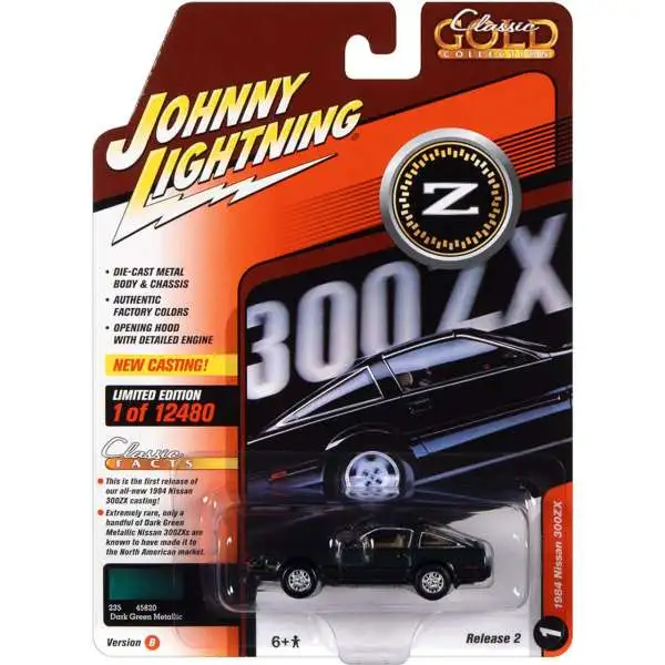 Johnny Lightning Classic Gold Collection 1984 Nissan 300ZX Diecast Car #1 [Version B]