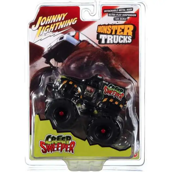 Johnny Lightning Monster Trucks Creep Sweeper Diecast Car [Black Tires]