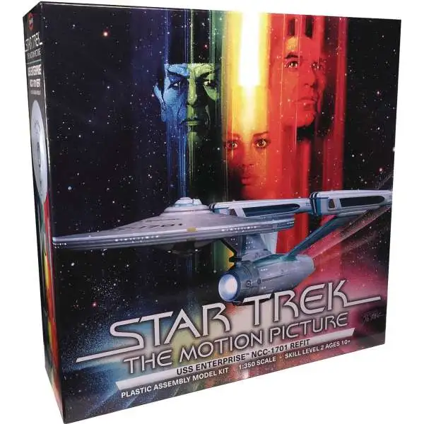 Star Trek: The Wrath of Khan U.S.S. Enterprise NCC-1701 Refit Model Kit [The Wrath of Khan 1:350 Scale] (Pre-Order ships July)