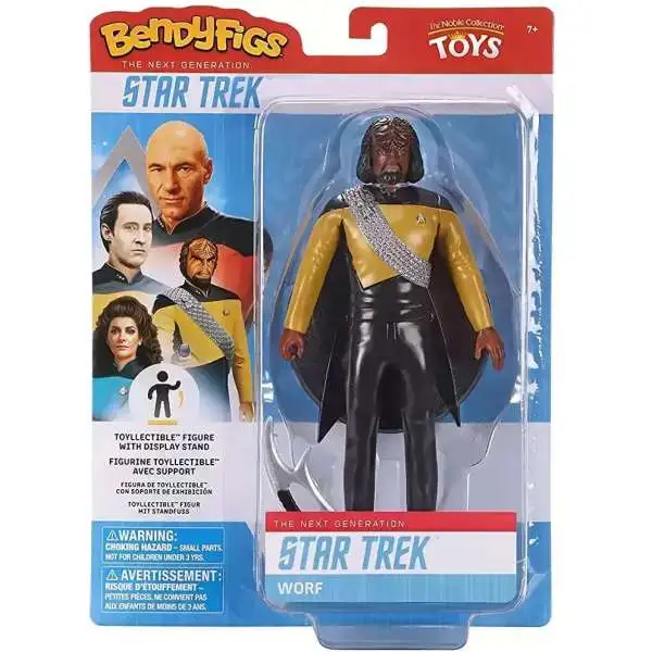 Star Trek The Next Generation Bendyfigs Worf Bendable Figure