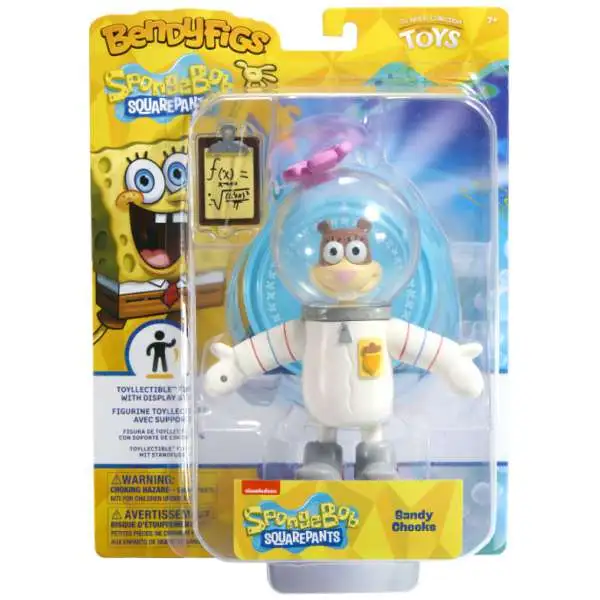 Spongebob Squarepants Bendyfigs Sandy Cheeks Figure