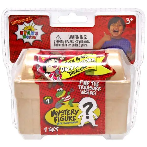 Ryan's World Cap'n Ryan's Dig N Discover Treasure Mystery Figure Pack
