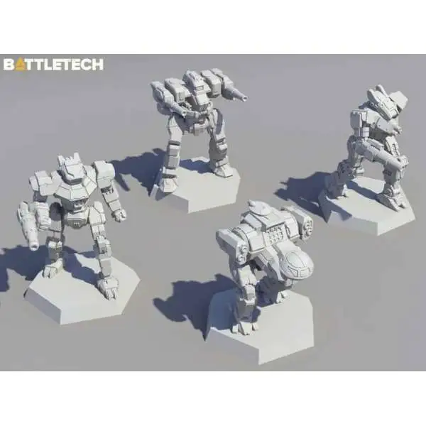 BattleTech Inner Sphere Striker Lance Miniature Set #35729