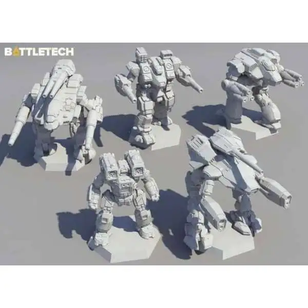 BattleTech Clan Heavy Star Miniature Set #35730