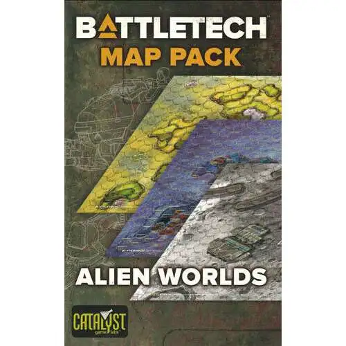 BattleTech Alien Worlds 2 Double-Sized, Two-Sided Paper Map Sheets (Pre-Order ships February)