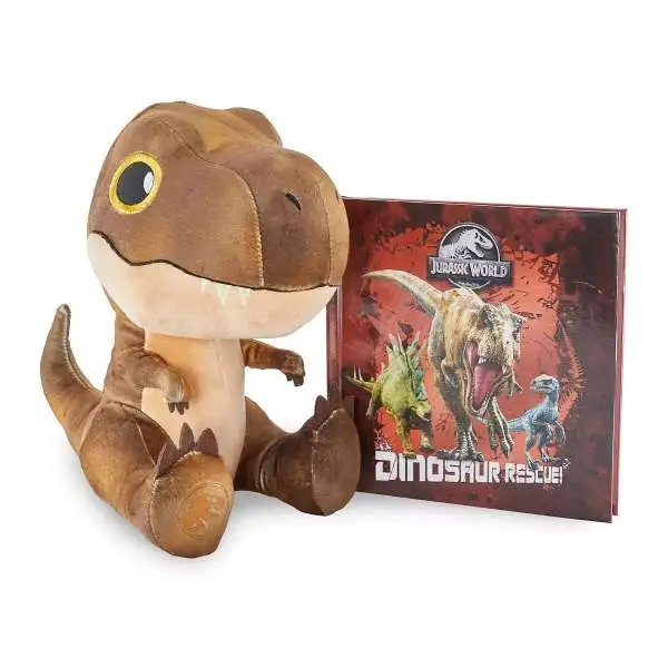Jurassic World T. Rex Exclusive Plush & Book