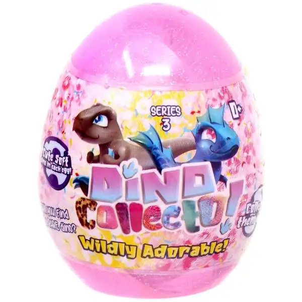 Dino Collecto! Wildy Adorable Plush Series 3 Mystery Pack [1 RANDOM Dinosaur Mini Plush]