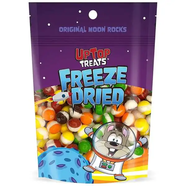 Up Top Treats Freeze Dried Original Moon Rocks 3.5 Oz Candy