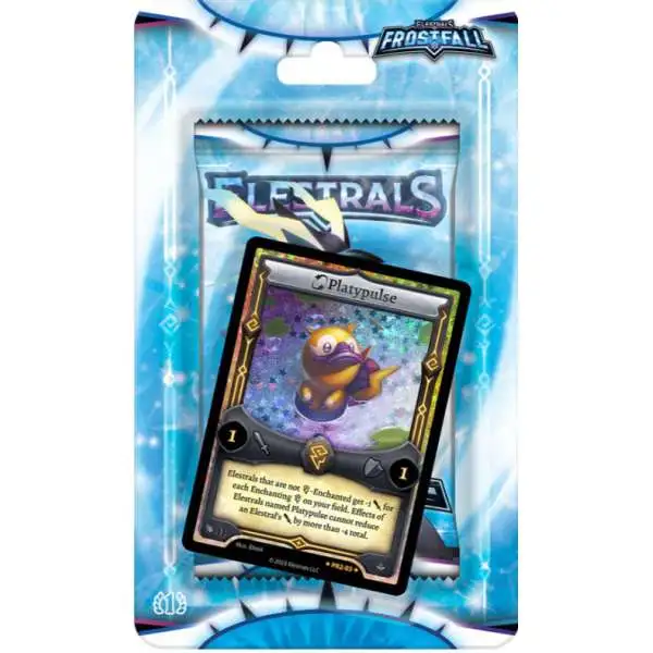 Elestrals TCG Frostfall Stellar Platypulse BLISTER Booster Pack