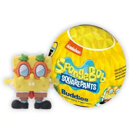 Spongebob Squarepants Buddies Collectible Figure Mystery Pack [1 RANDOM 3D Character]