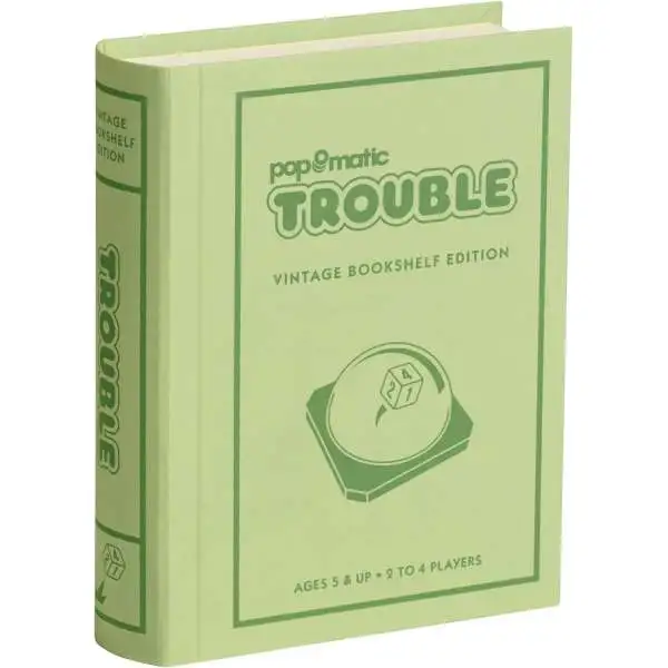 Vintage Bookshelf Edition Trouble Board Game
