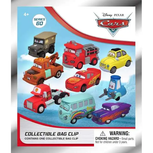 Disney 3D Figural Keyring Pixar's Cars Series 60 Mystery Pack [1 RANDOM Figure]