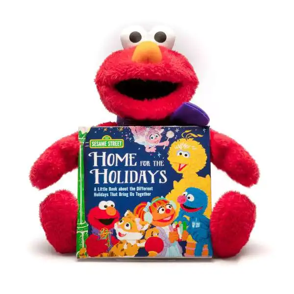 Sesame Street Elmo Exclusive 9.5-Inch Plush & Book [Home for the Holidays]