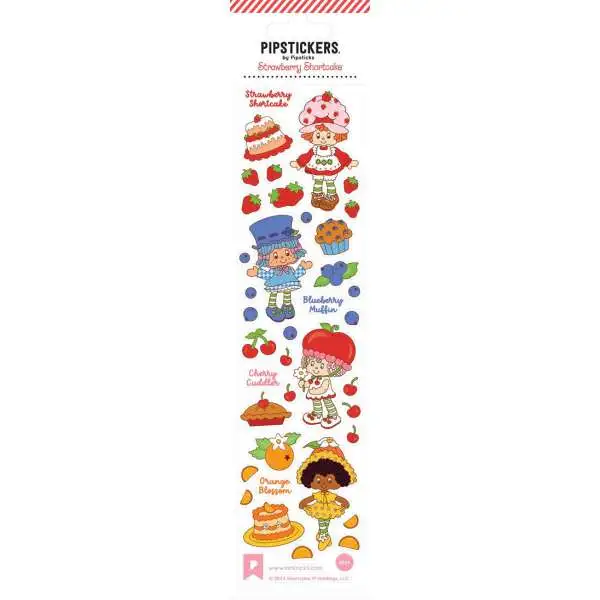 Strawberry Shortcake Pipstickers Dessert Darlings Sticker Set [43pc]