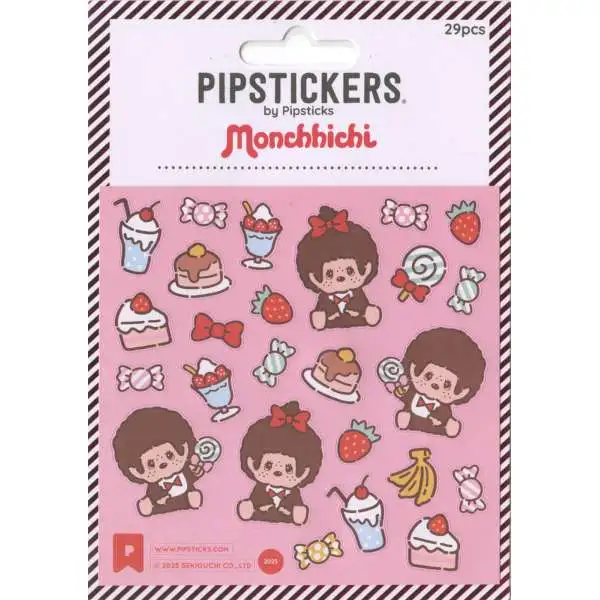 Monchhichi Pipstickers Monchhici Sweets Sticker Set