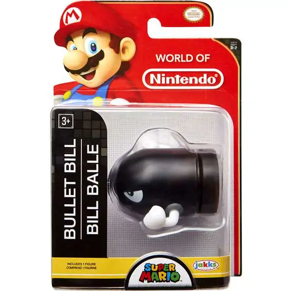 World of Nintendo Super Mario Wave 17 Bullet Bill 2.5 Mini Figure