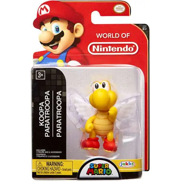 World of Nintendo Super Mario Wave 17 Koopa Paratroopa 2.5-Inch Mini Figure [Yellow]