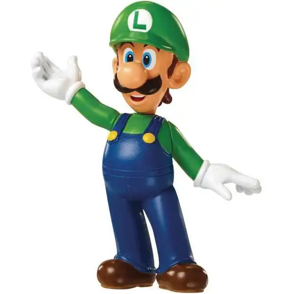 World of Nintendo Super Mario Luigi 2.5-Inch Mini Figure [Spread Arms, RANDOM Package, Same Exact Figure!]