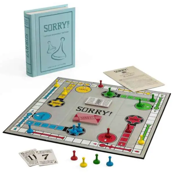 Vintage Bookshelf Edition Sorry! Board Game
