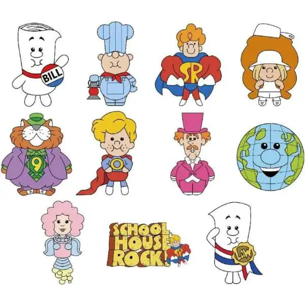 3D Figural Bag Clip Schoolhouse Rock Series 1 Mystery Pack [1 RANDOM Figure]