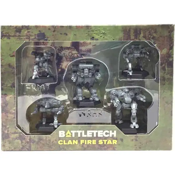 BattleTech Clan Fire Star Miniature Set #35724