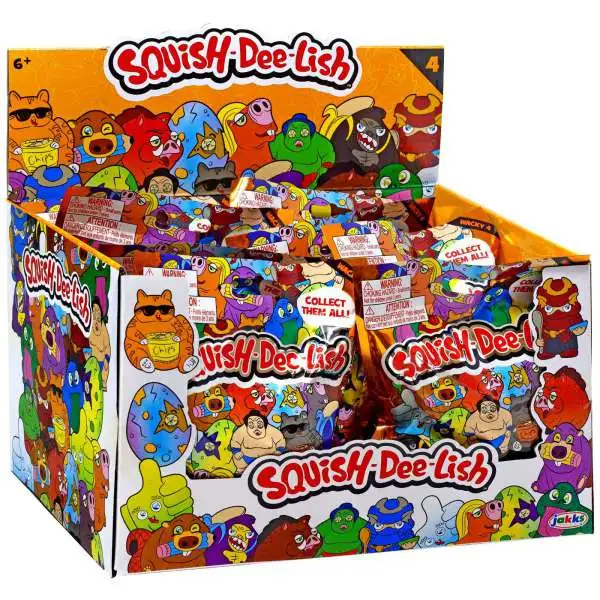 Squish-Dee-Lish Wacky Series 4 Mystery Box [12 Packs]
