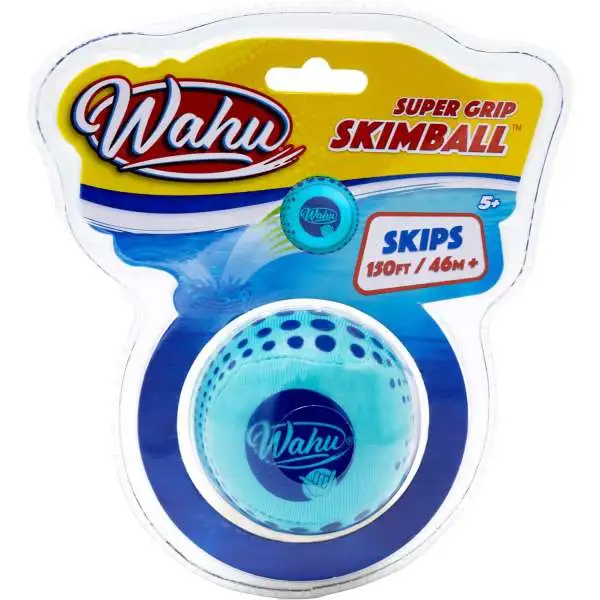 Wahu Super Grip Skimball [Skips 150ft!, Blue]