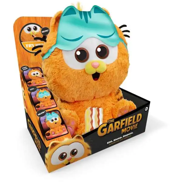 The Garfield Movie Baby Garfield 10-Inch Interactive Plush [Animagic]